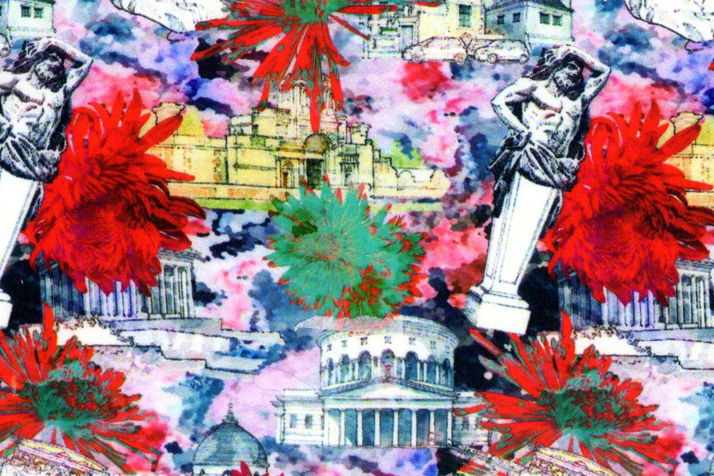 Flash Lining 28256-65 ANCIENT GREECE fabric swatch