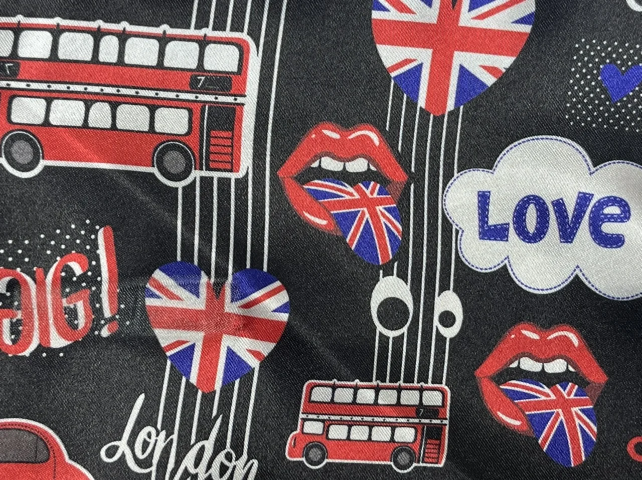 Flash Lining 28945-65 LONDON BY NIGHT fabric swatch