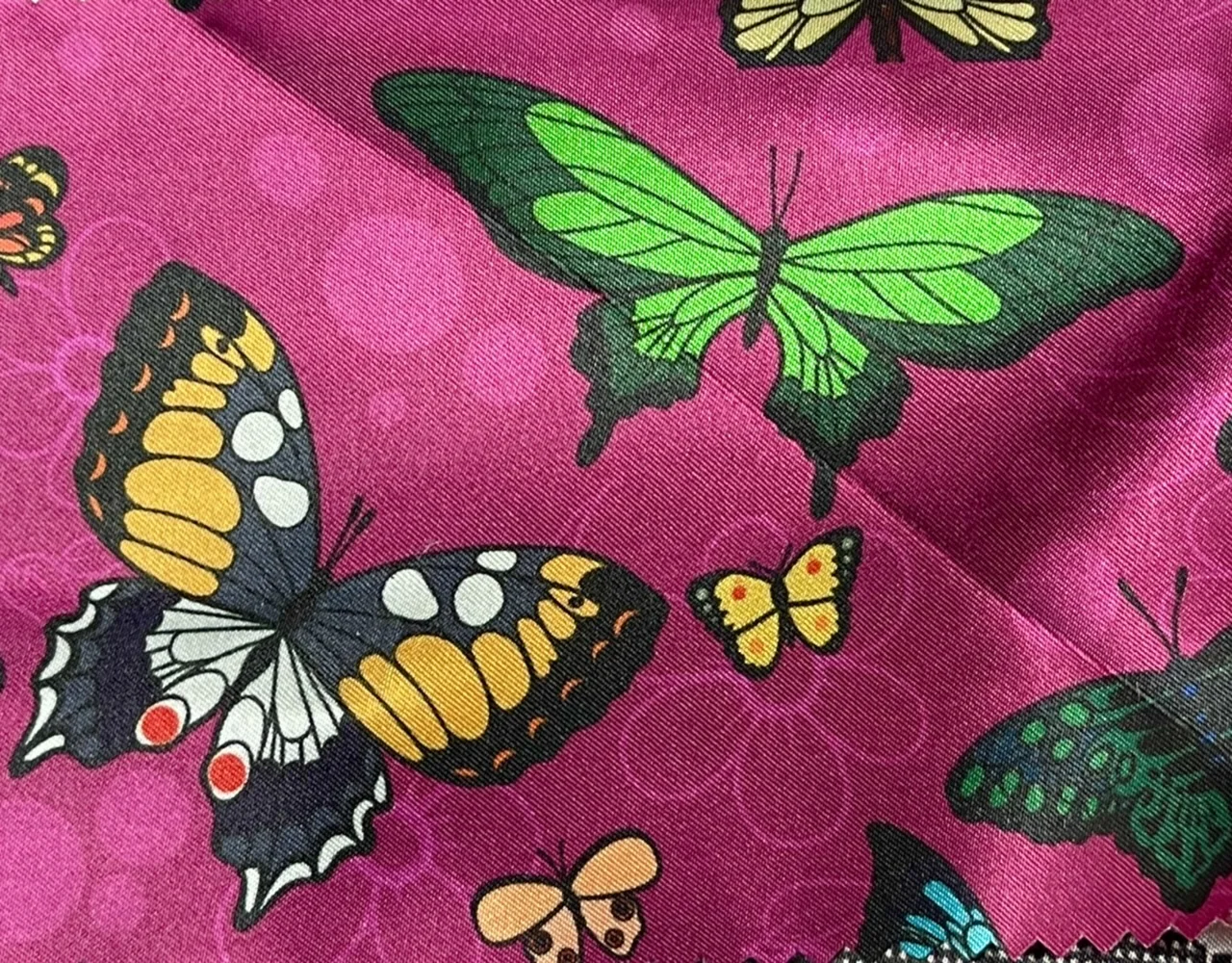 Flash Lining 28959-65 BUTTERFLY fabric swatch
