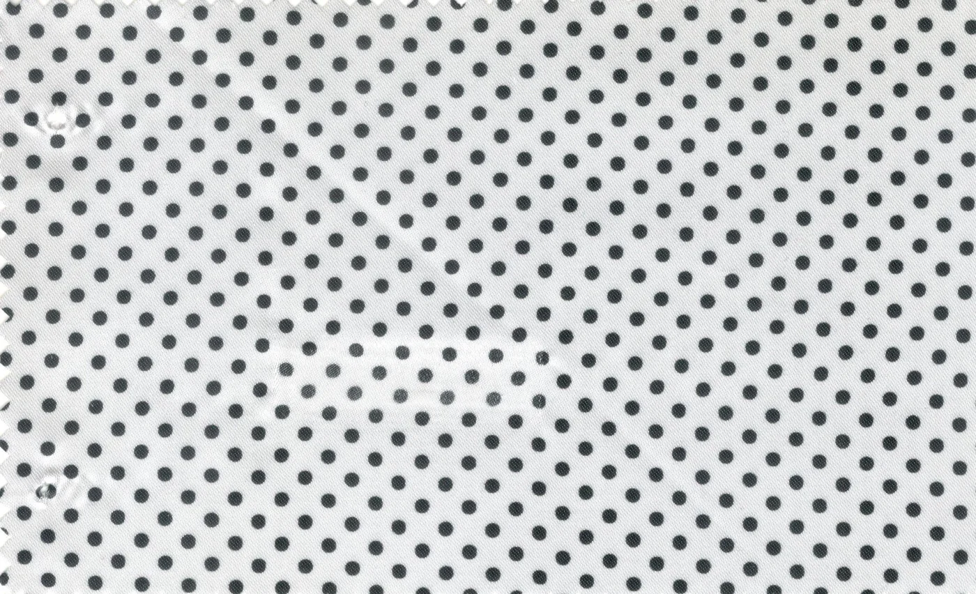 Flash Lining 29541-65 White Polka Dot fabric swatch