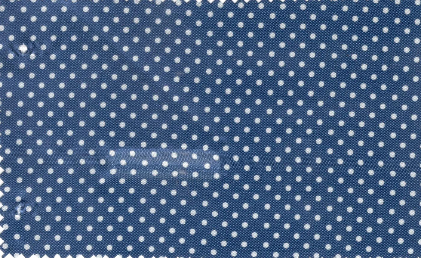 Flash Lining 29542-65 Blue Polka Dot fabric swatch