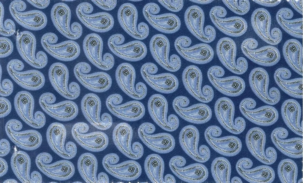 Flash Lining 29821-65 Blue Paisley fabric swatch