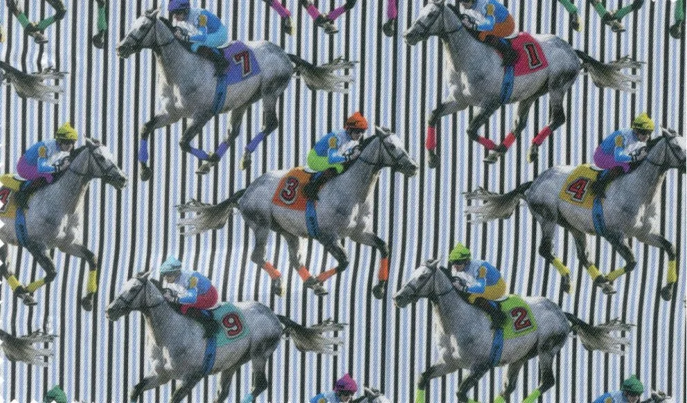 Flash Lining 29826-65 The Races fabric swatch