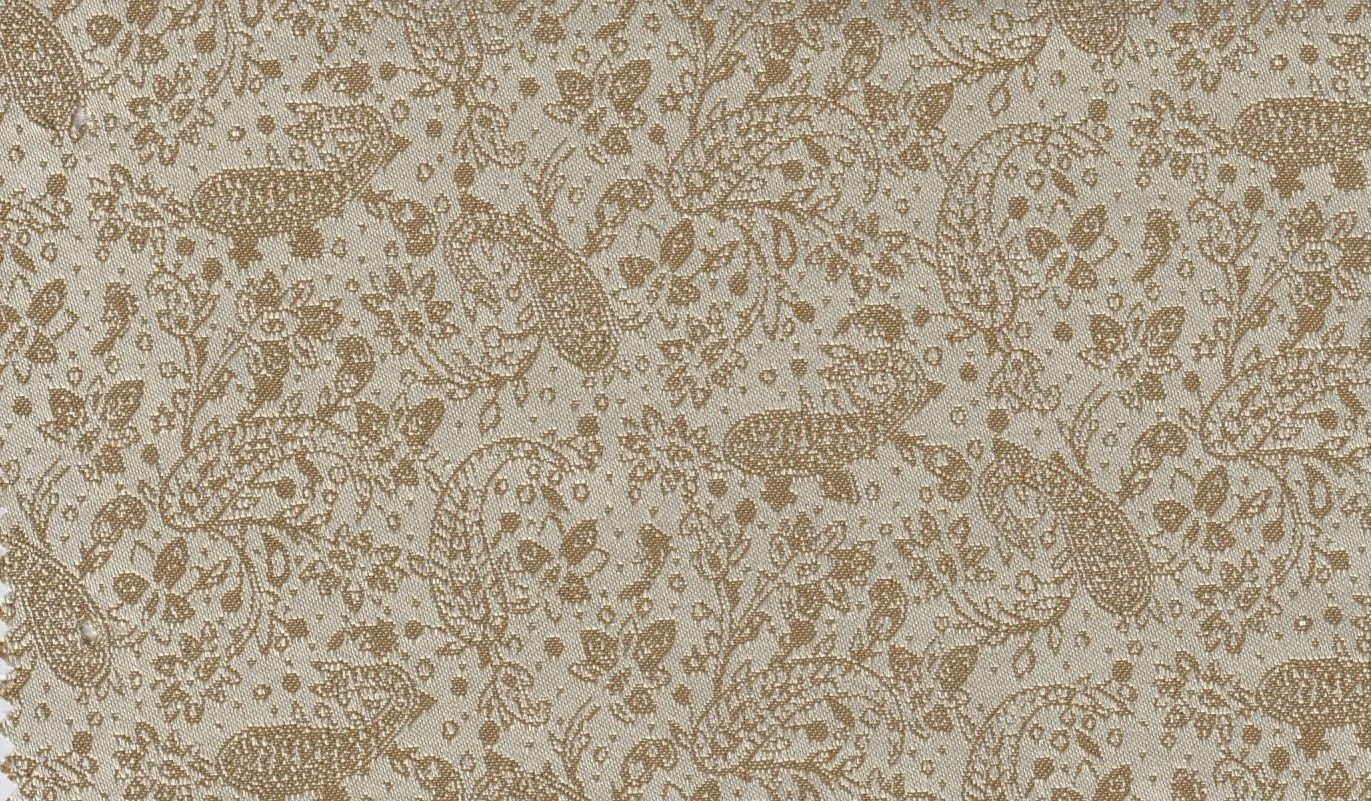 Gianfranco Bertolucci Ceremonial 29139-190 GOLD PAISLEY fabric swatch