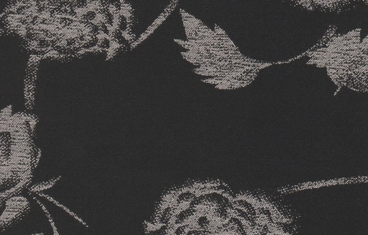 Gianfranco Bertolucci Ceremonial 29165-190 BLACK BIG DESIGN fabric swatch
