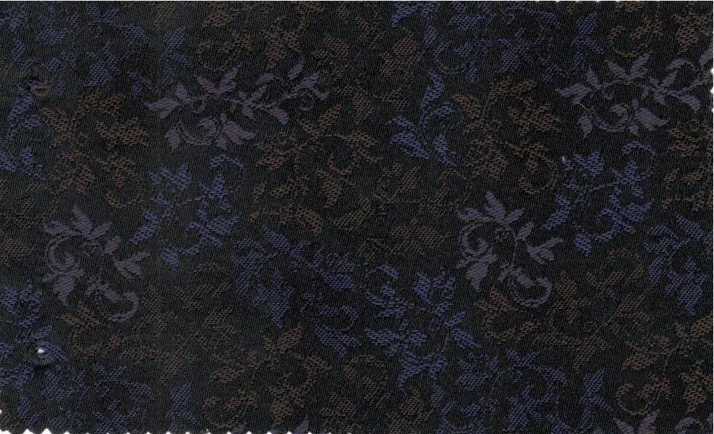 Gianfranco Bertolucci Ceremonial 30072-190 Black Floral fabric swatch
