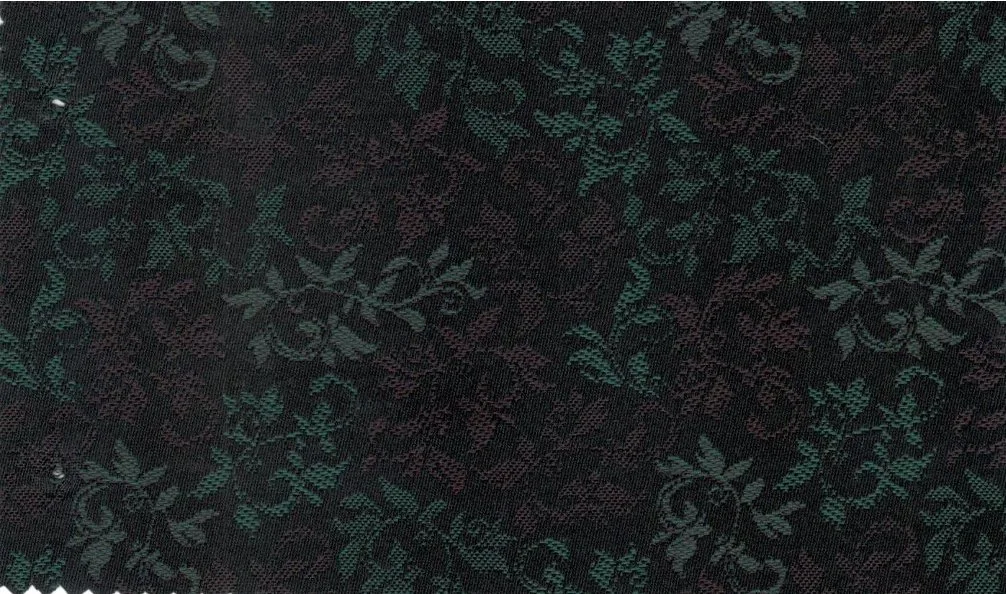 Gianfranco Bertolucci Ceremonial 30073-190 Black Floral fabric swatch