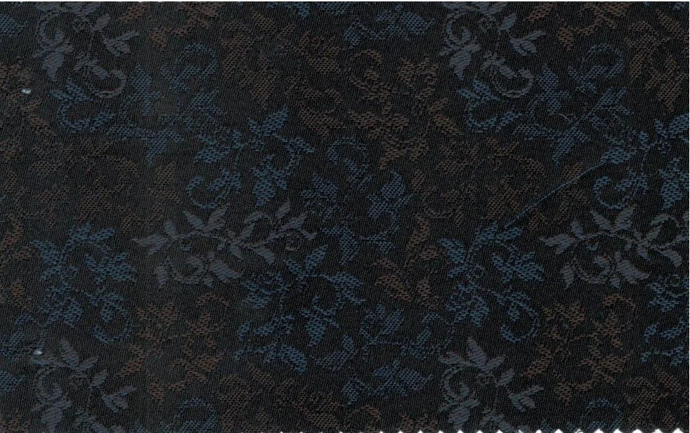 Gianfranco Bertolucci Ceremonial 30074-190 Black Floral fabric swatch