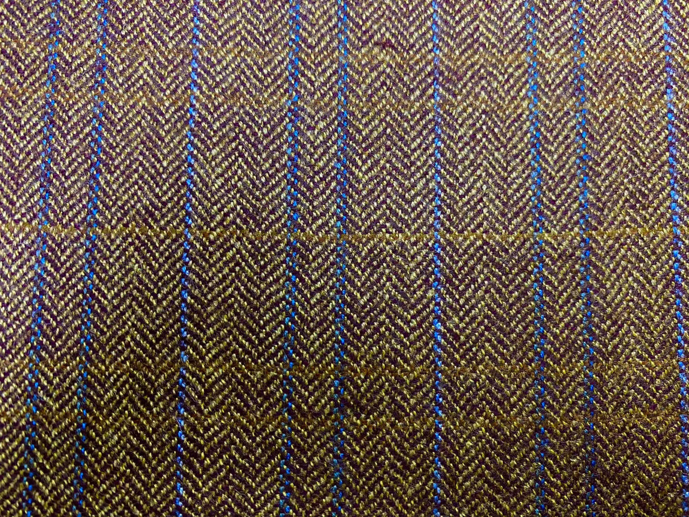 Giorgio Valentino 22948-250 CARAMEL MULTI WINDOWPANE fabric swatch