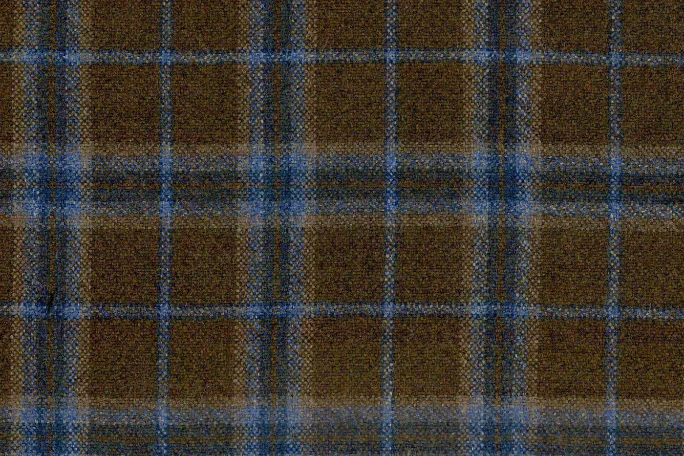 Giorgio Valentino 27345-200 BROWN W/BLUE CHK fabric swatch