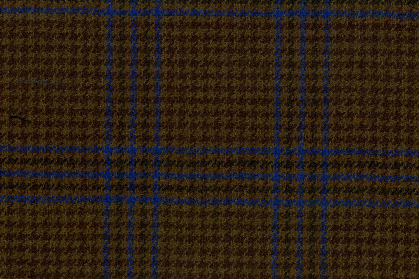 Giorgio Valentino 27507-250 BROWN W/BLUE CHK fabric swatch