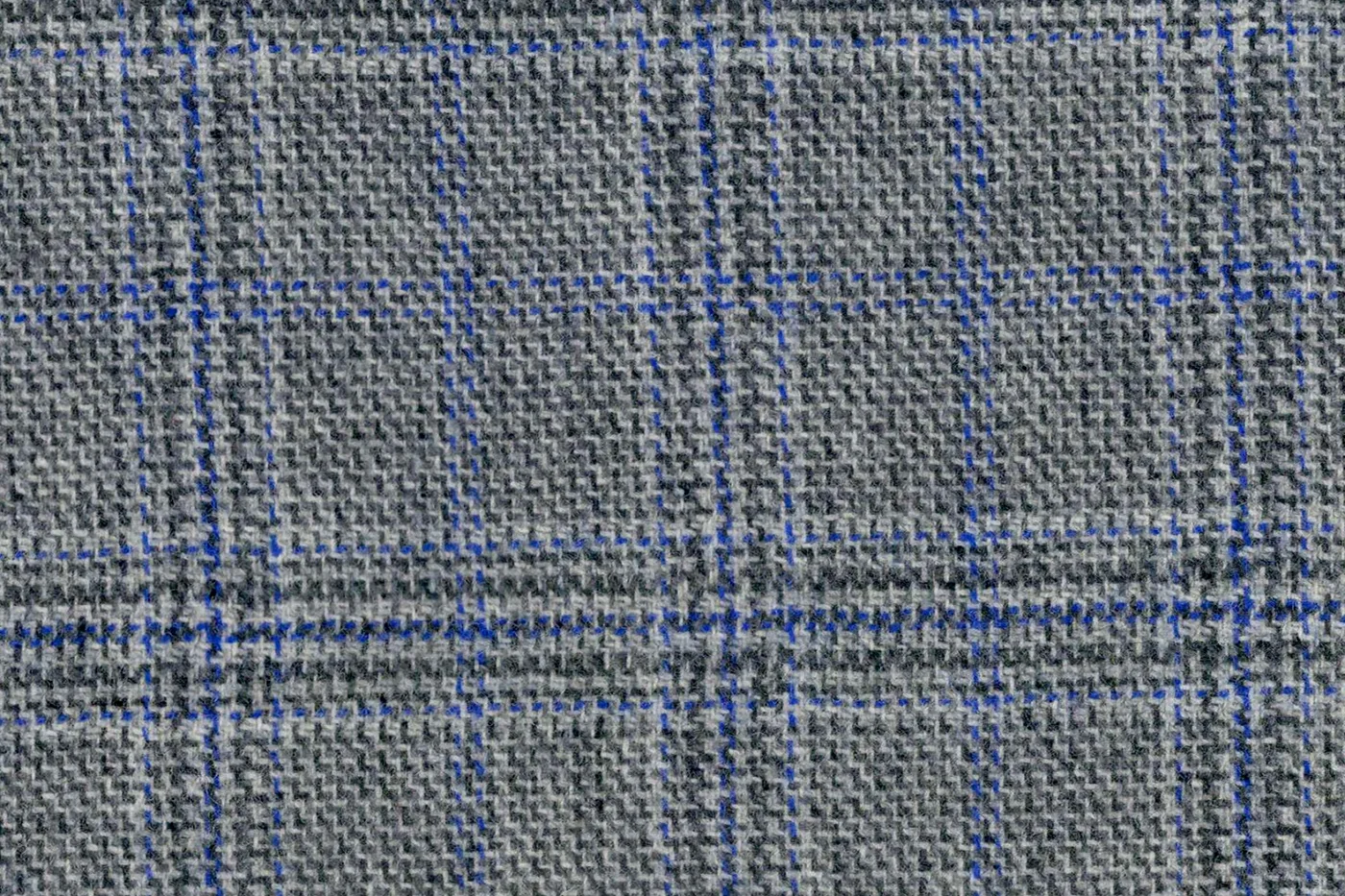 Giorgio Valentino 28449-280 LT GREY W/BLUE CHK fabric swatch