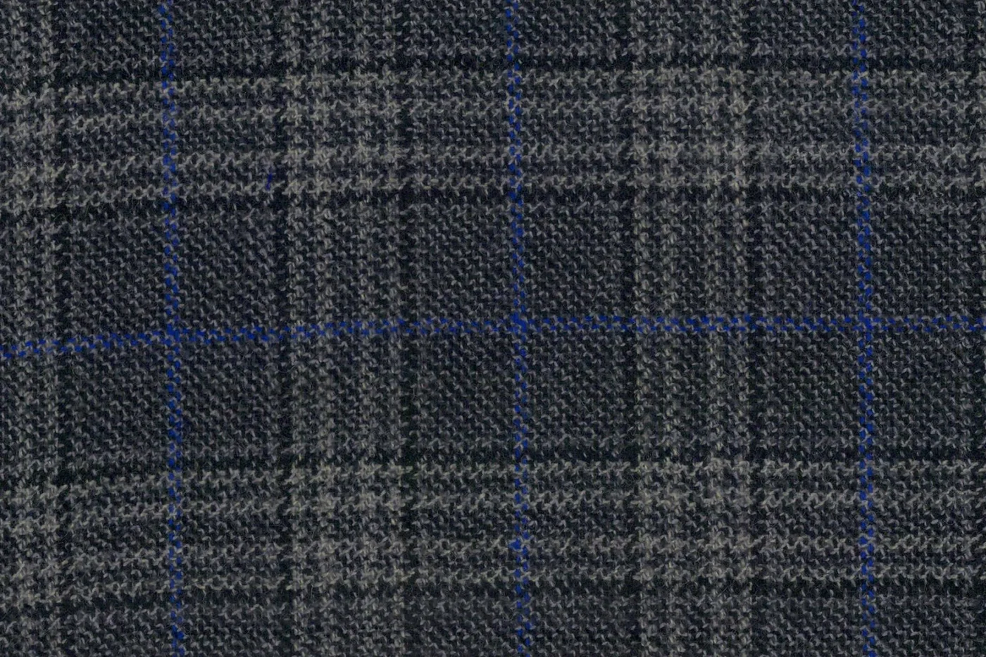 Giorgio Valentino 28453-250 MED GREY W/ BLUE CHK fabric swatch