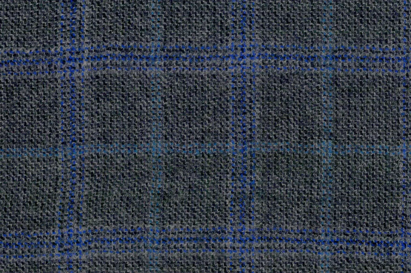 Giorgio Valentino 28459-250 GREY W/ BLUE WPANE fabric swatch