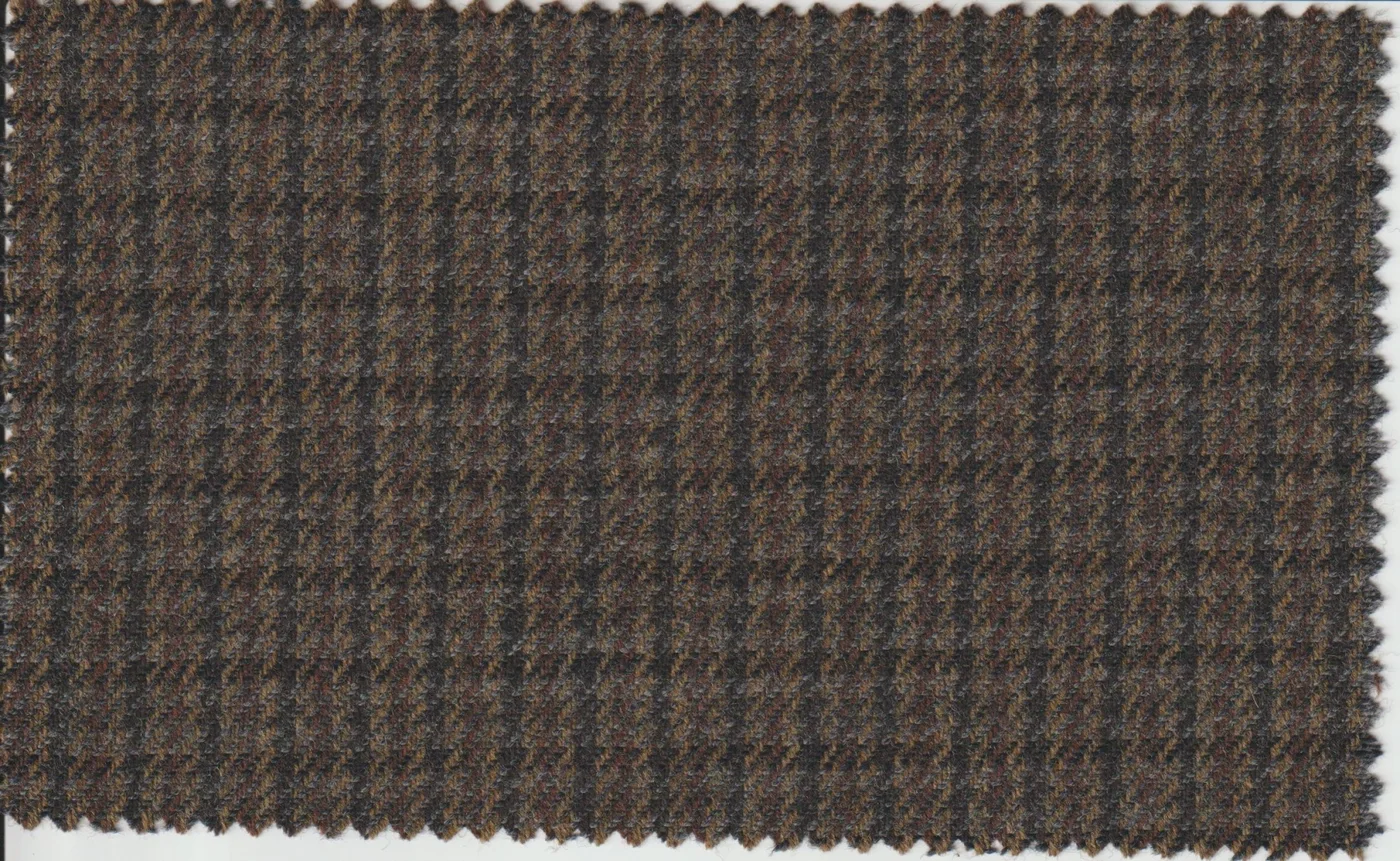 Last Pieces 20428-250 BROWN HOUNDSTOOTH fabric swatch