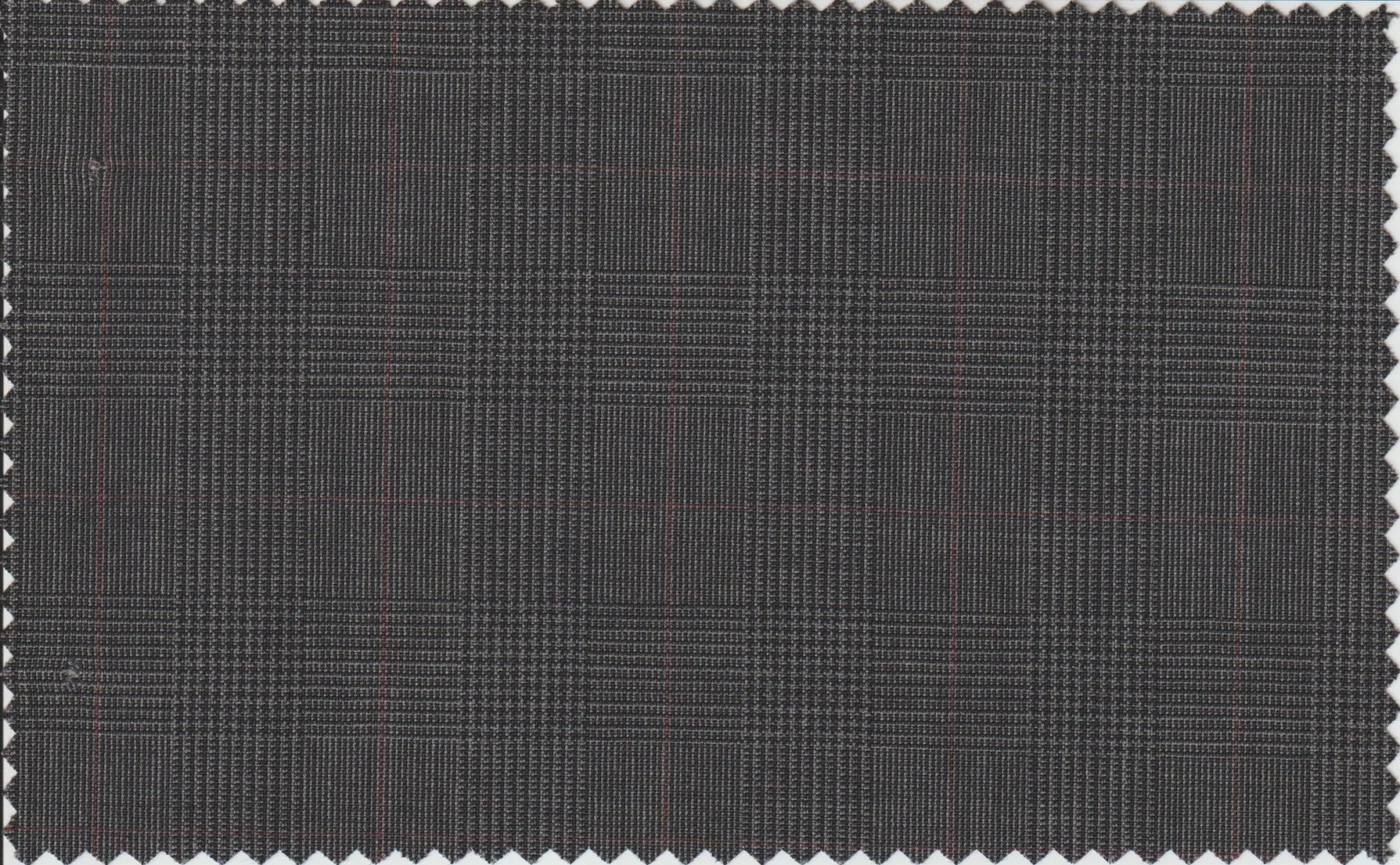 Last Pieces 21554-170 DK GREY CHECK fabric swatch