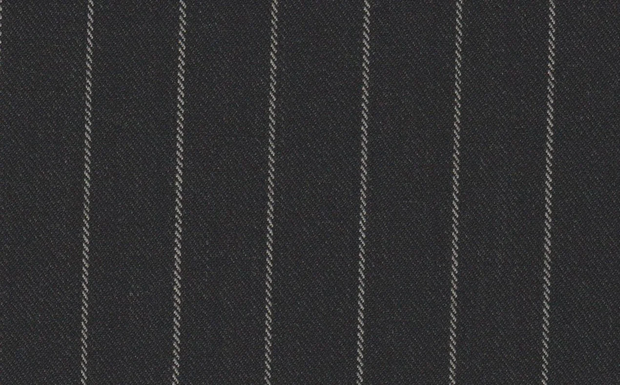 Last Pieces 21786-165 GREY CHALKSTRIPE fabric swatch