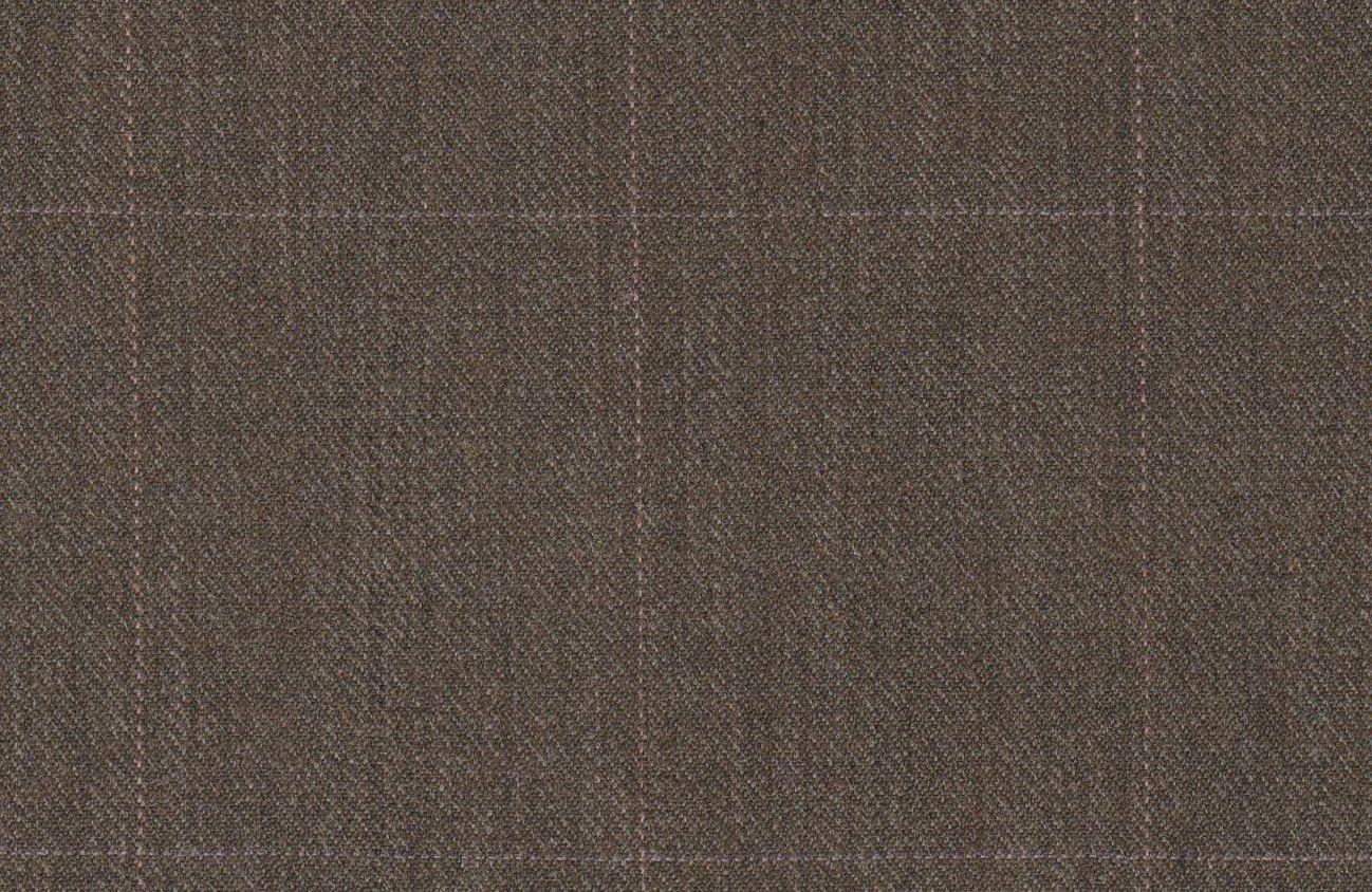 Last Pieces 21790-160 TAUPE WINDOWPANE fabric swatch