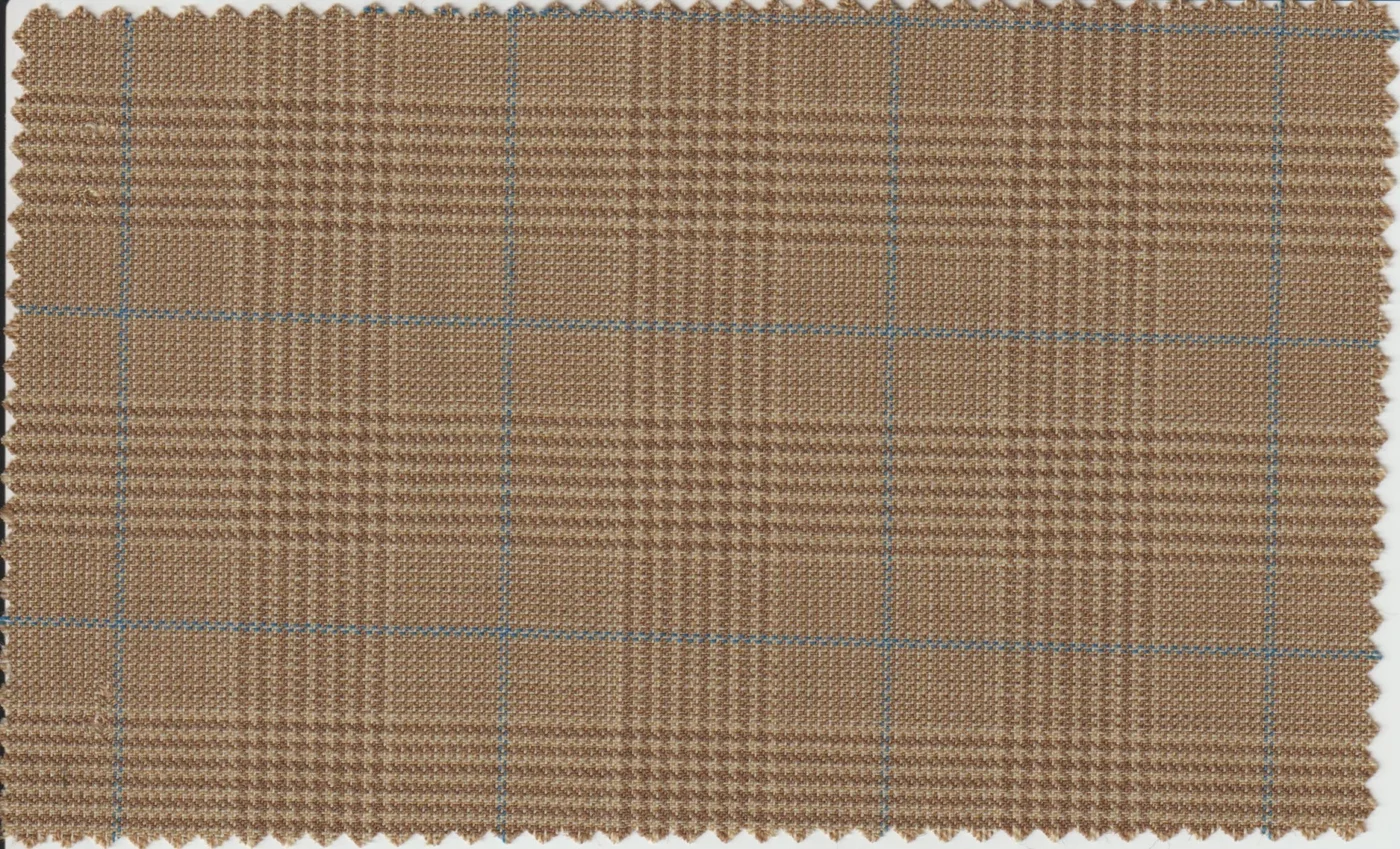 Last Pieces 22052-200 BEIGE CHECK fabric swatch