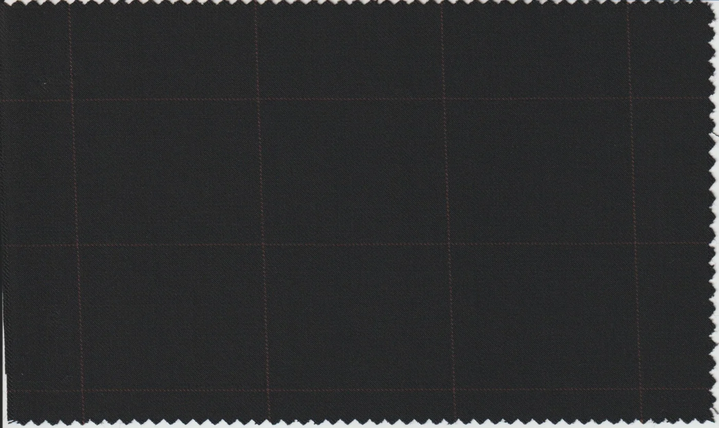 Last Pieces 22108-280 BLACK WINDOWPANE fabric swatch