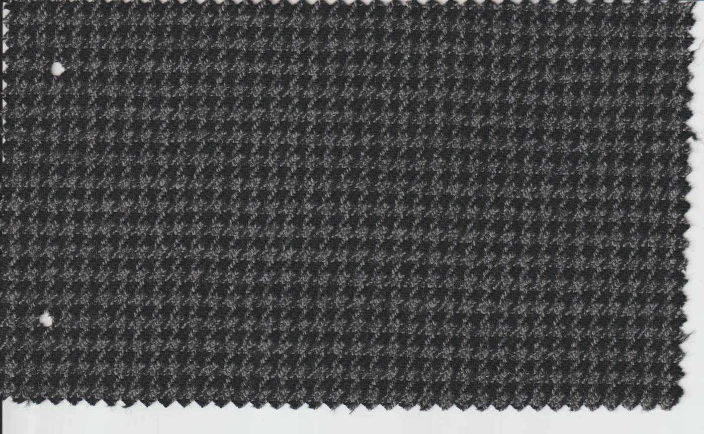 Last Pieces 22726-220 GREY HOUNSTOOTH fabric swatch