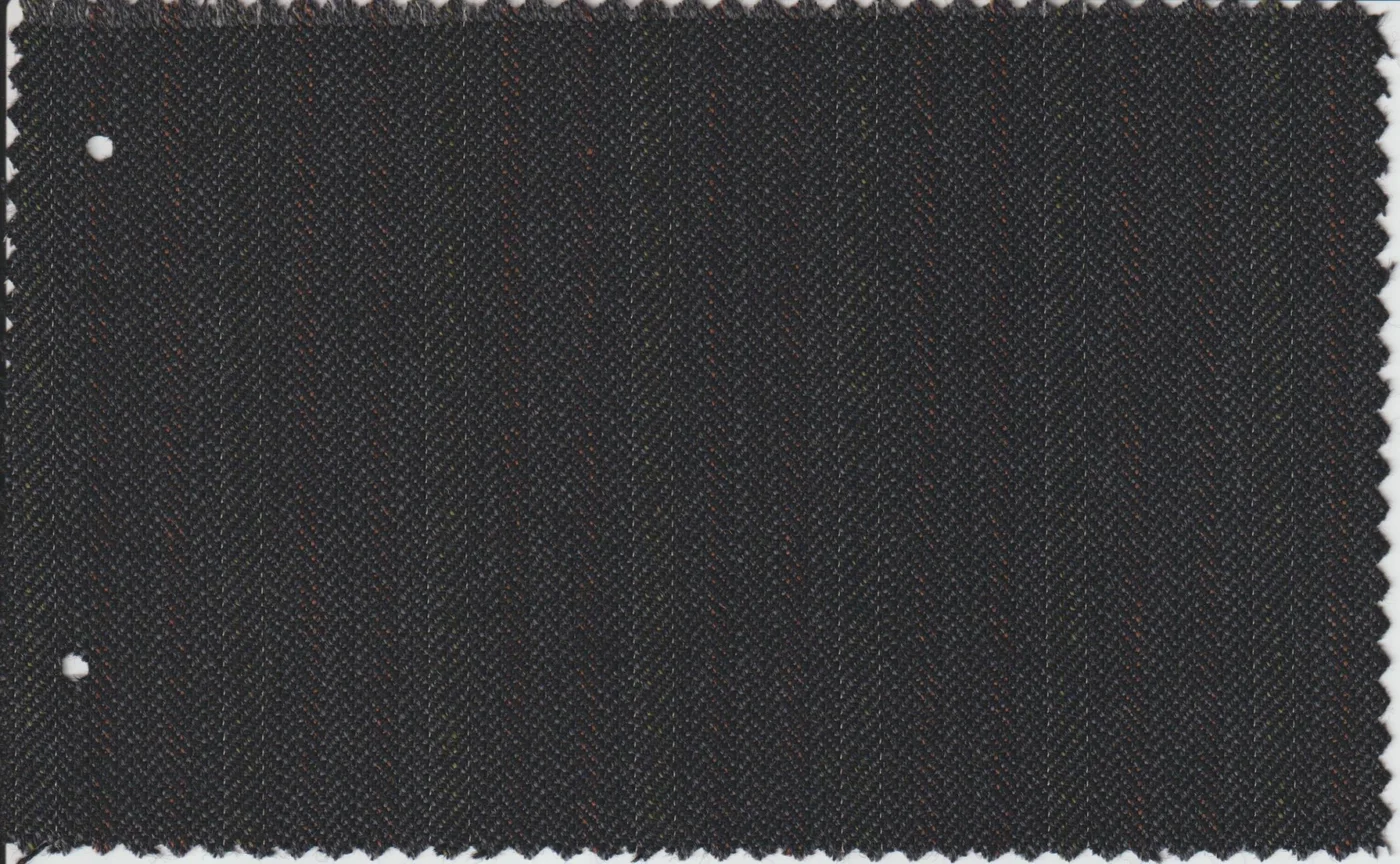 Last Pieces 23355-240 GREY HERRINGBONE fabric swatch
