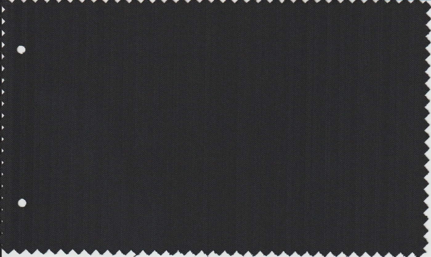Last Pieces 23826-360 BLACK HERRINGBONE fabric swatch