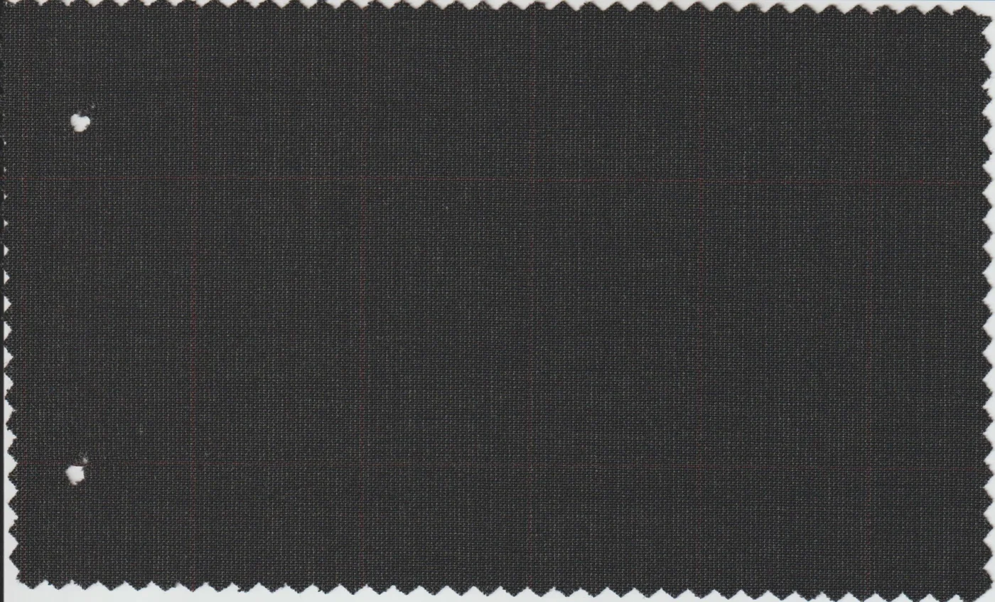 Last Pieces 8681-95 BLACK WINDOWPANE fabric swatch