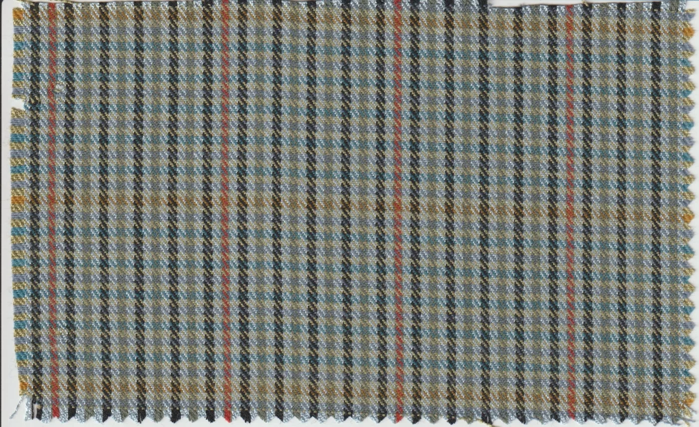 Last Pieces 9191-220 FANCY HOUNDSTOOTH fabric swatch