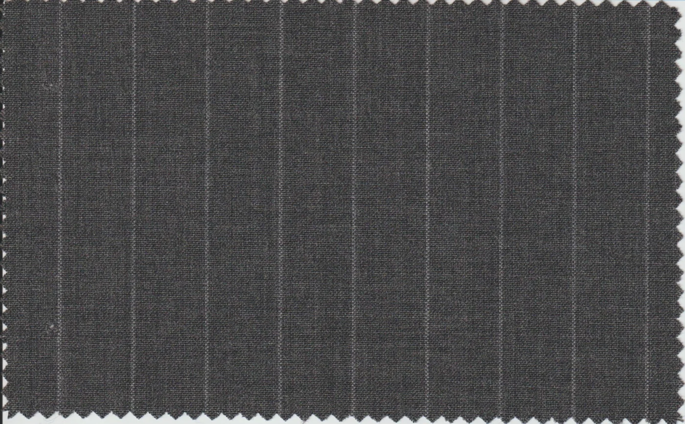 Last Pieces 9216-190 GREY CHALKSTRIPE fabric swatch