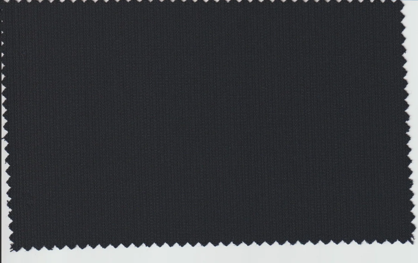 Last Pieces 9569-190 BLACK SELF STRIPE fabric swatch