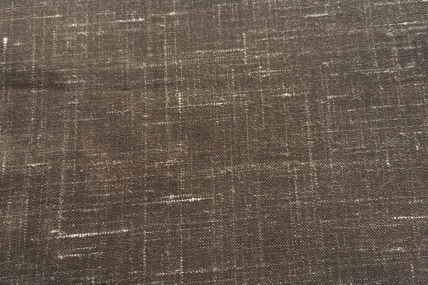 Linen 20149-150 BROWN fabric swatch