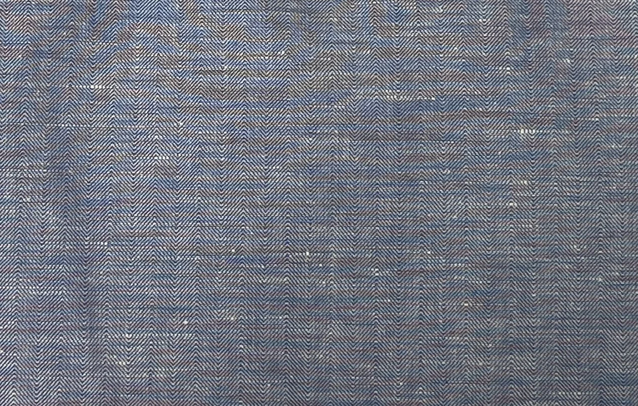 Linen 28775-190 INDIGO BLUE fabric swatch