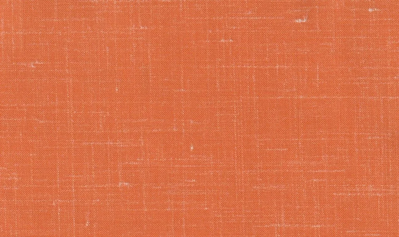 Linen 29117-150 ORANGE fabric swatch