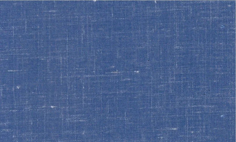 Linen 30265-150 BLUE fabric swatch