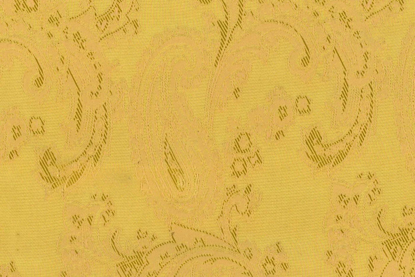 Linings 28714-52 YELLOW PAISLEY fabric swatch