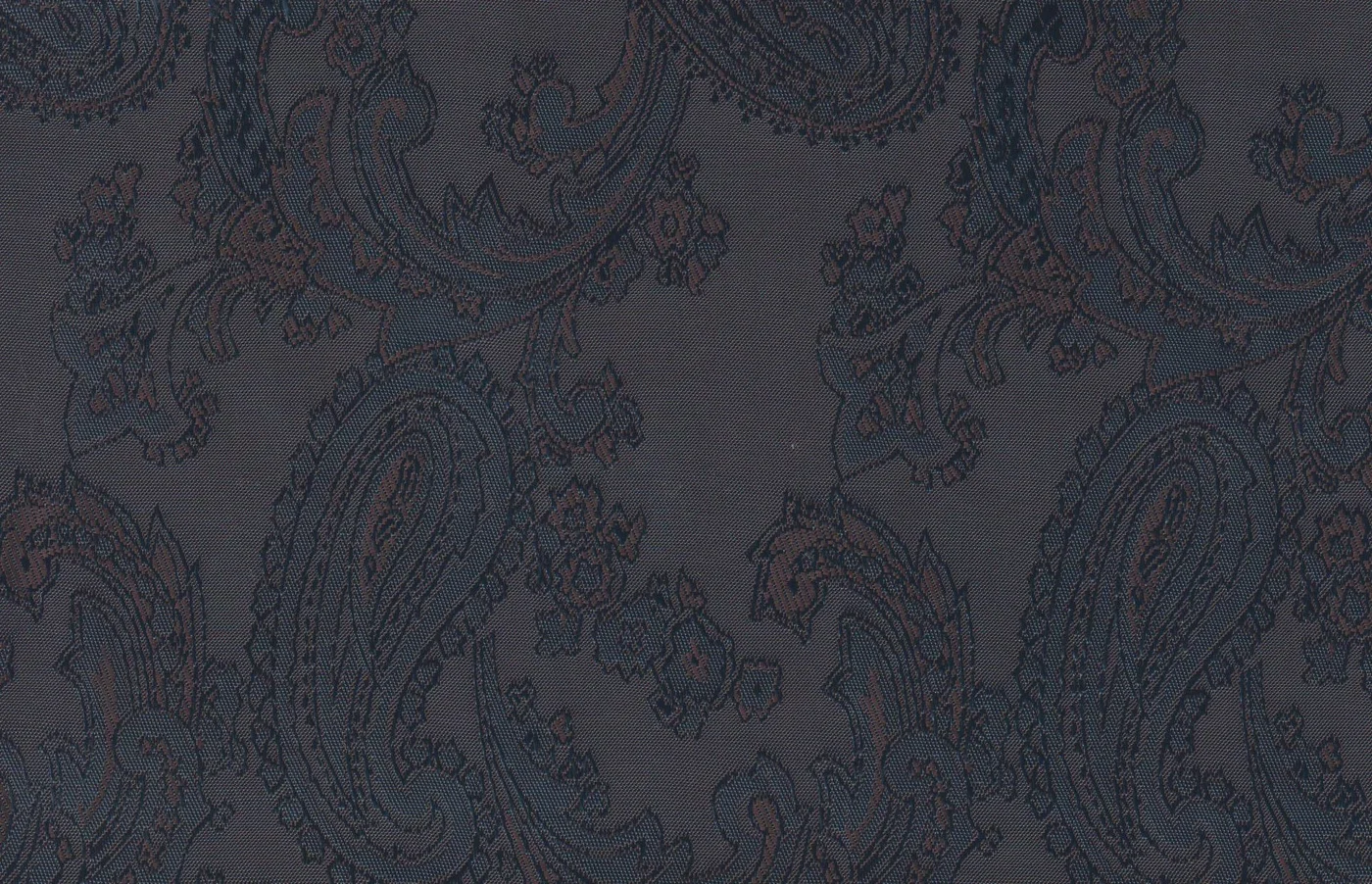 Linings 28875-52 DARK BLUE PAISLEY fabric swatch
