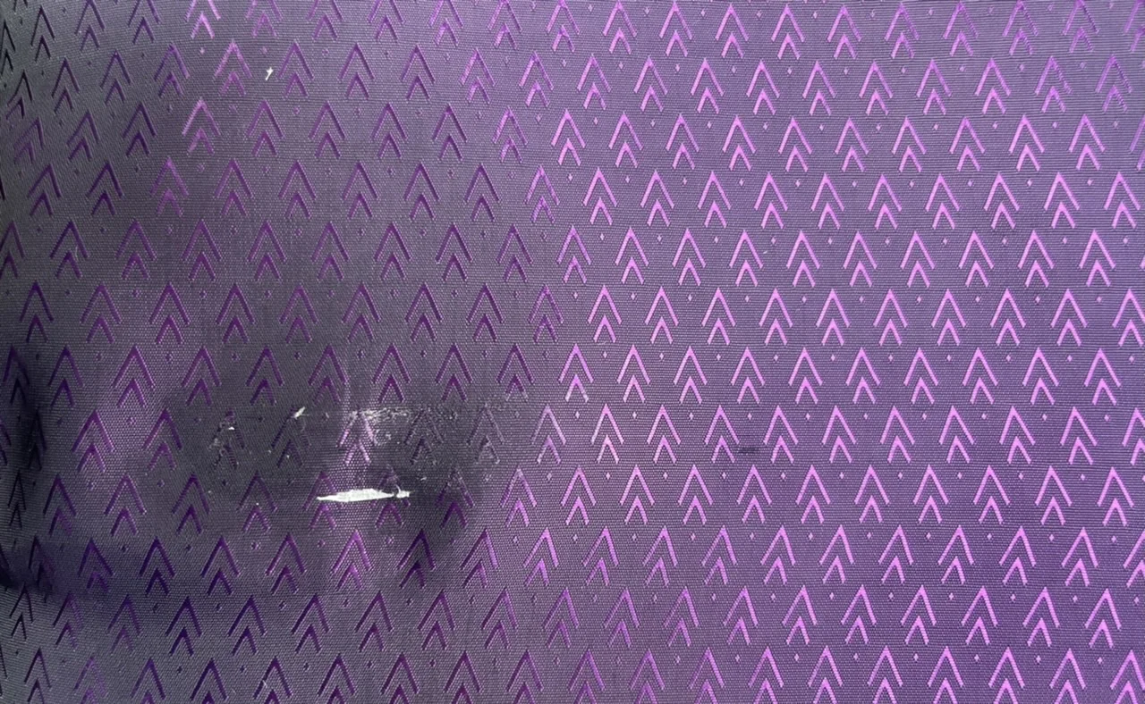 Linings 28901-52 PURPLE CHEVRON fabric swatch