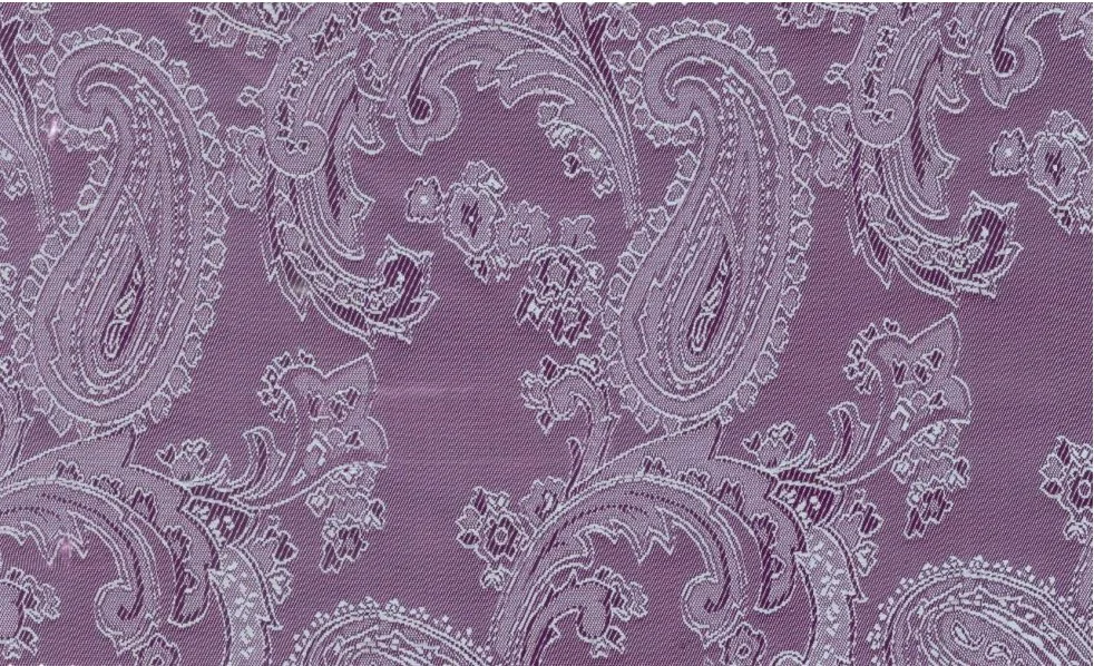 Linings 29546-52 Medium Purple Paisley fabric swatch