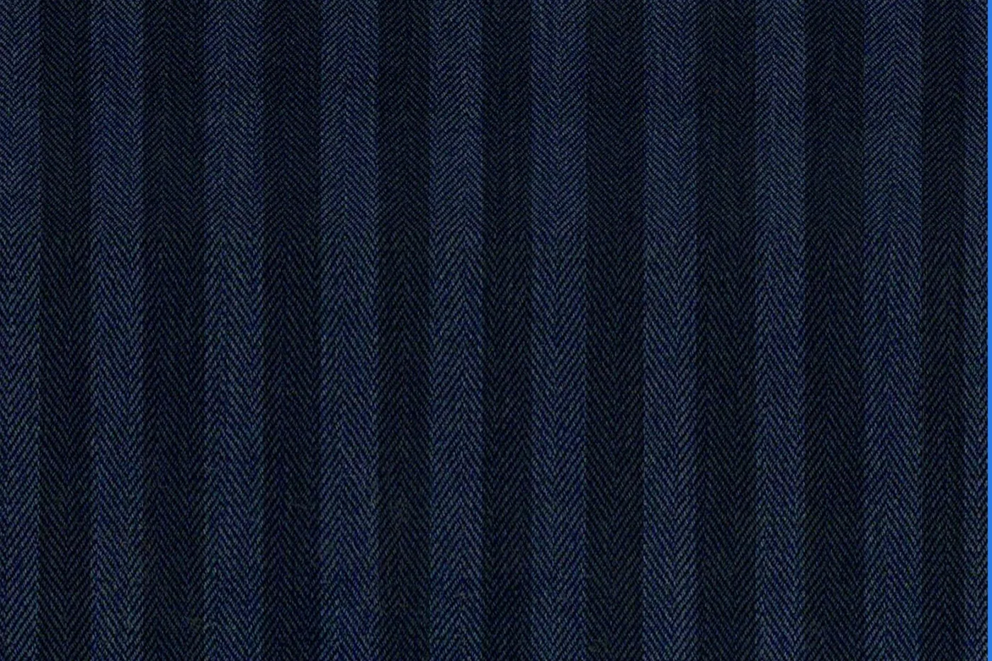 Loro Piana Super 130's 26627-630 MEDIUM BLUE HBONE fabric swatch