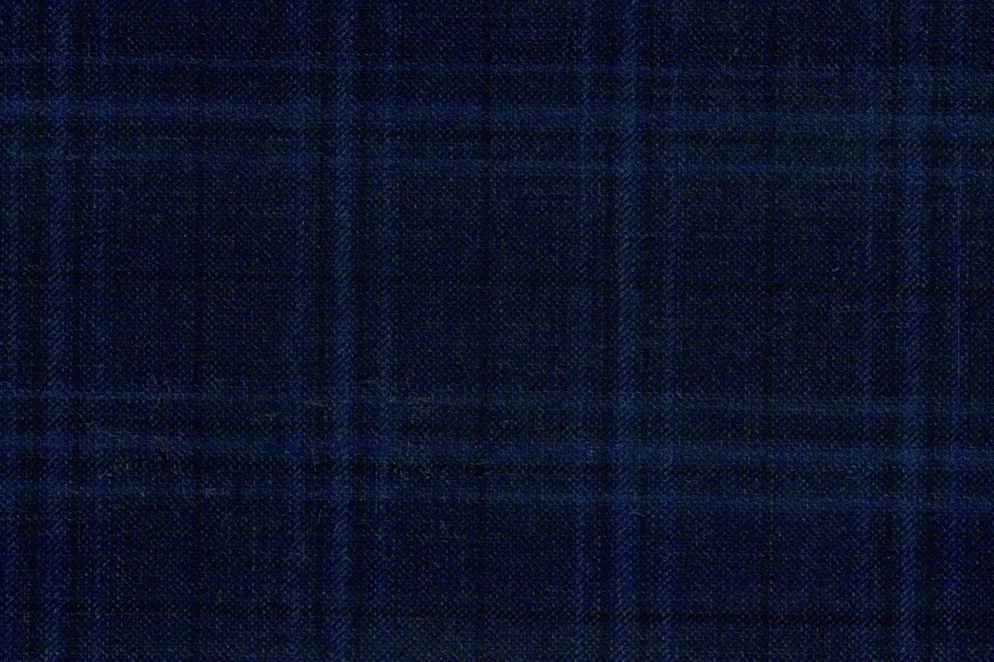 Loro Piana Super 130's 27944-630 NAVY W/BLUE WPANE fabric swatch