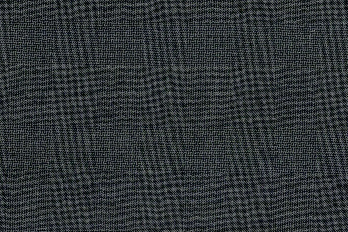 Loro Piana Super 150's 27260-1100 GREY CHECK fabric swatch