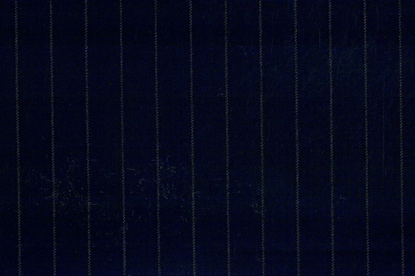 Loro Piana Super 150's 27265-1100 NAVY CHALK STR fabric swatch