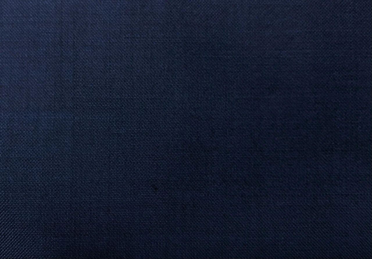 Loro Piana Super 150's 27885-1100 NAVY SHARKSKIN fabric swatch