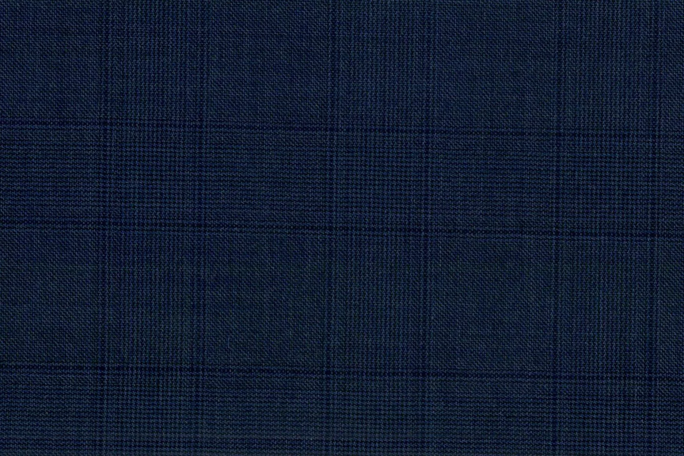 Loro Piana Super 150's 28673-1100 MED BLUE CHECK fabric swatch