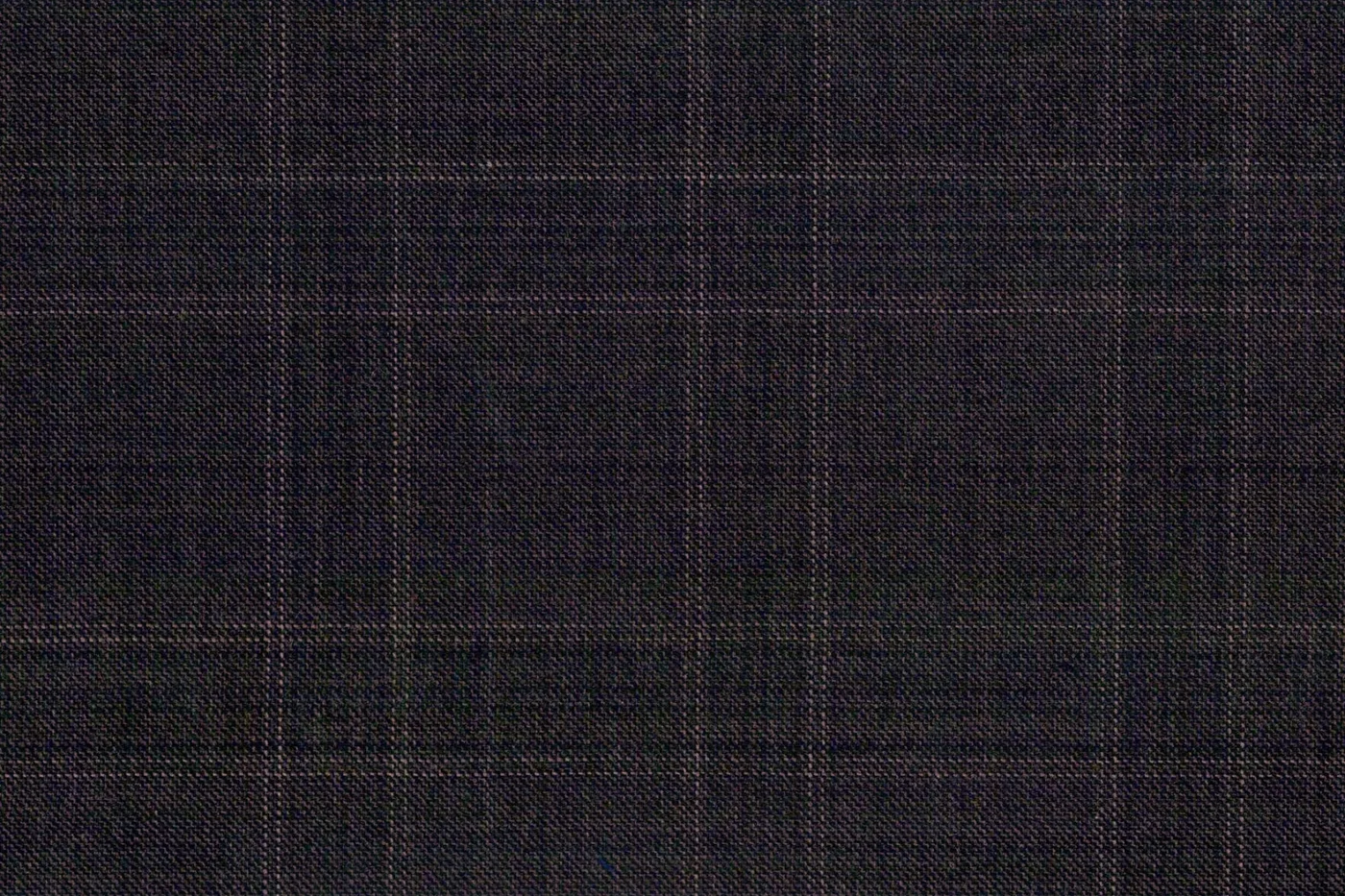 Loro Piana Super 150's 28675-1100 DK GREY WPANE fabric swatch
