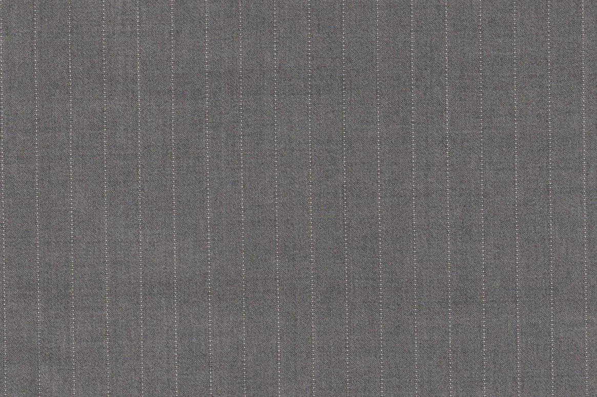 Loro Piana Super 150's 29061-1100 LIGHT GREY STRIPE fabric swatch