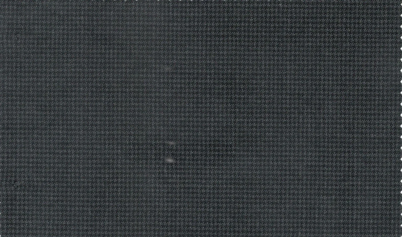 Loro Piana Super 150's 29677-1100 Grey Houndstooth fabric swatch