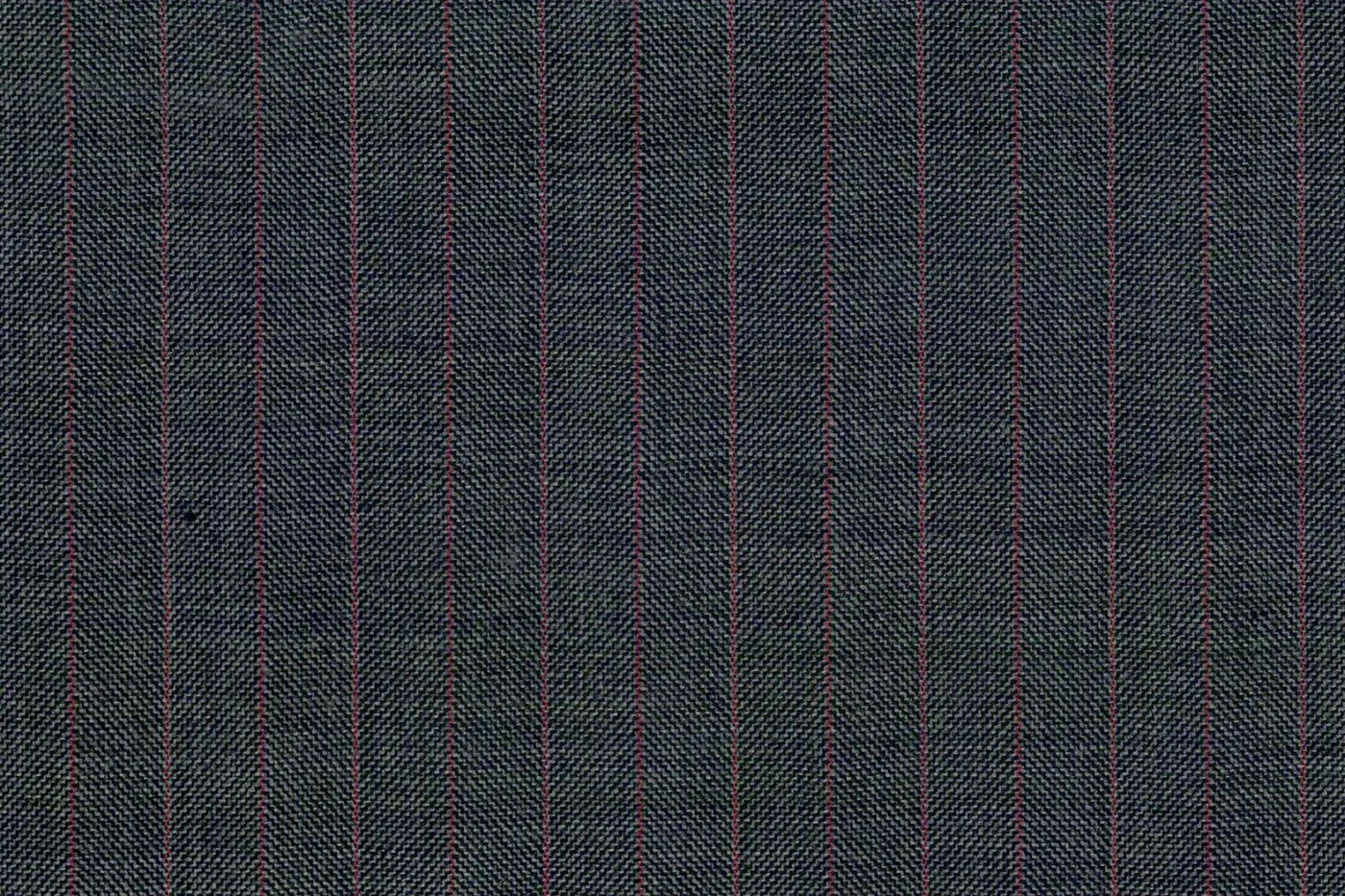 Lucciano Rossi 25310-210 GREY W/RED STR fabric swatch