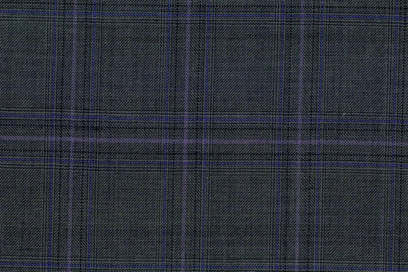 Lucciano Rossi 27221-210 MED.GREY W/PRPL WP fabric swatch